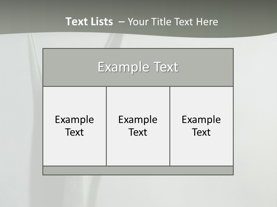 Pure Green Tulip PowerPoint Template