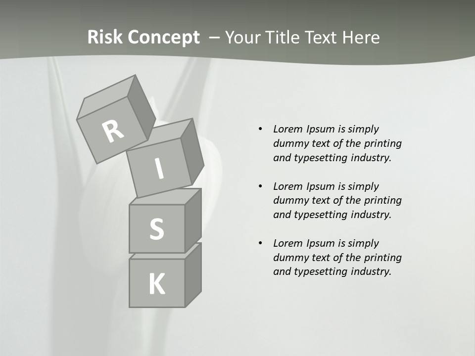 Pure Green Tulip PowerPoint Template