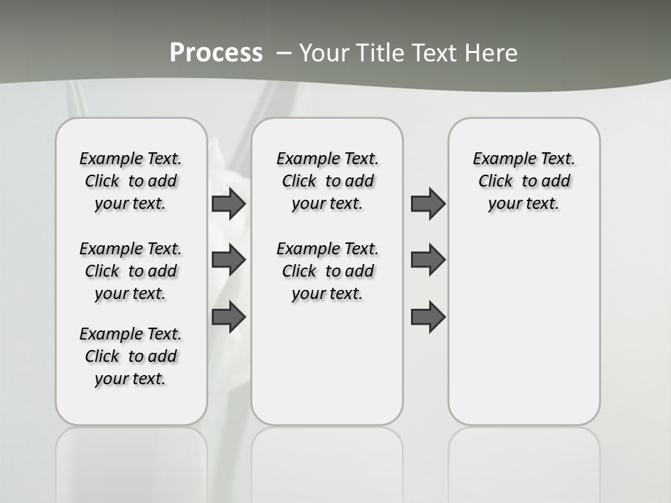 Pure Green Tulip PowerPoint Template