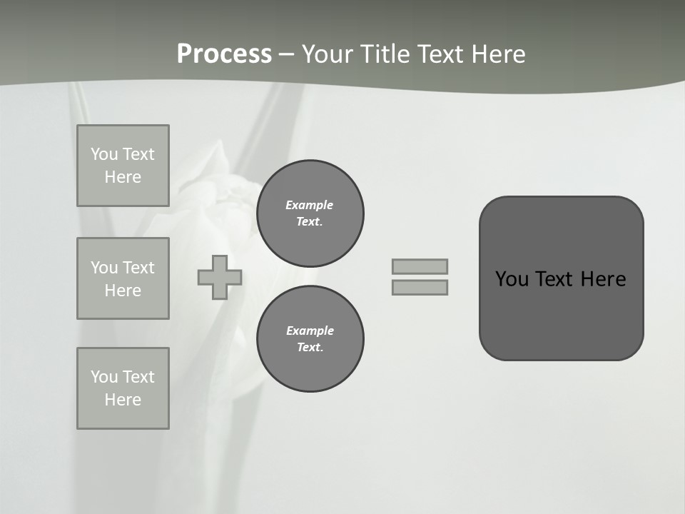 Pure Green Tulip PowerPoint Template