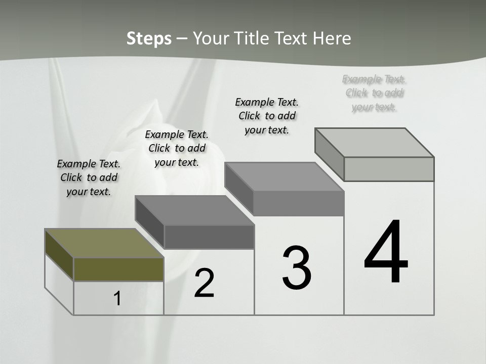 Pure Green Tulip PowerPoint Template