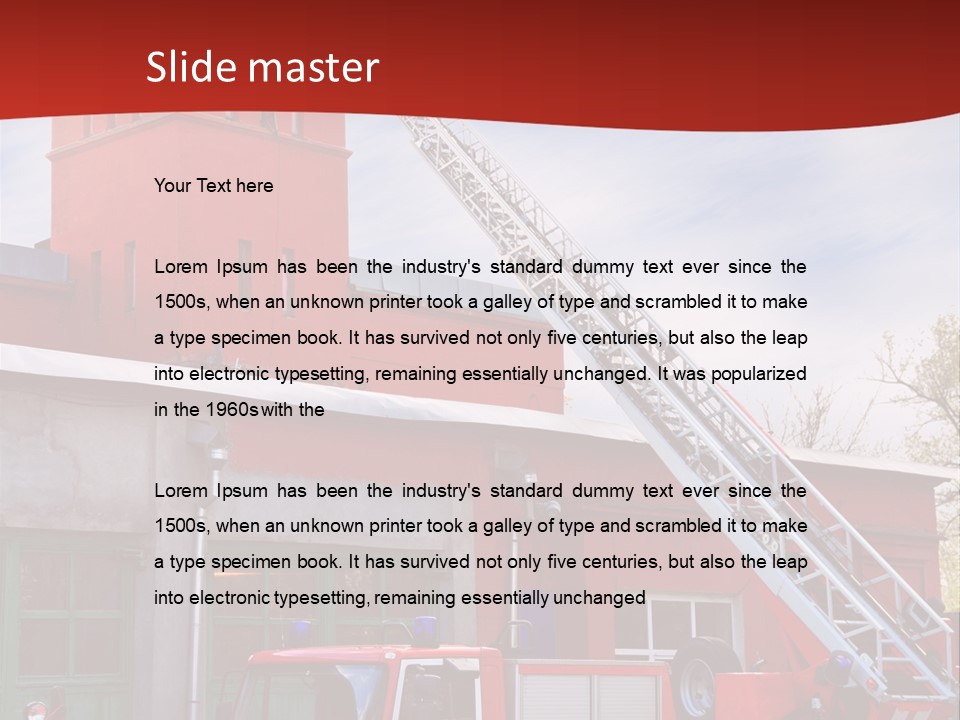 Help Danger Department PowerPoint Template