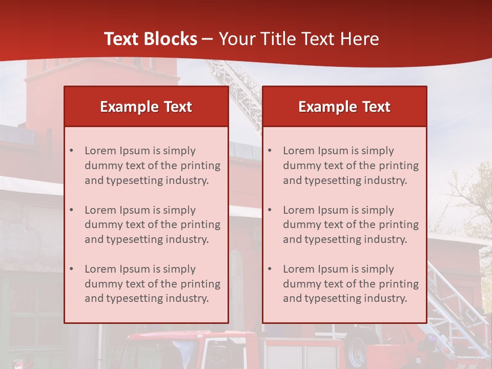 Help Danger Department PowerPoint Template