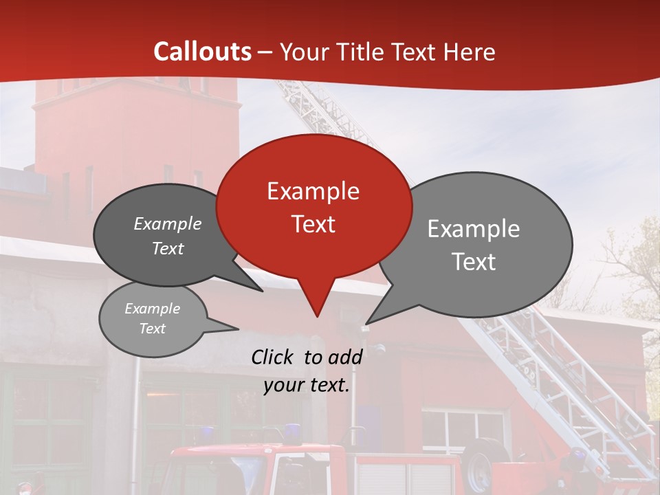Help Danger Department PowerPoint Template
