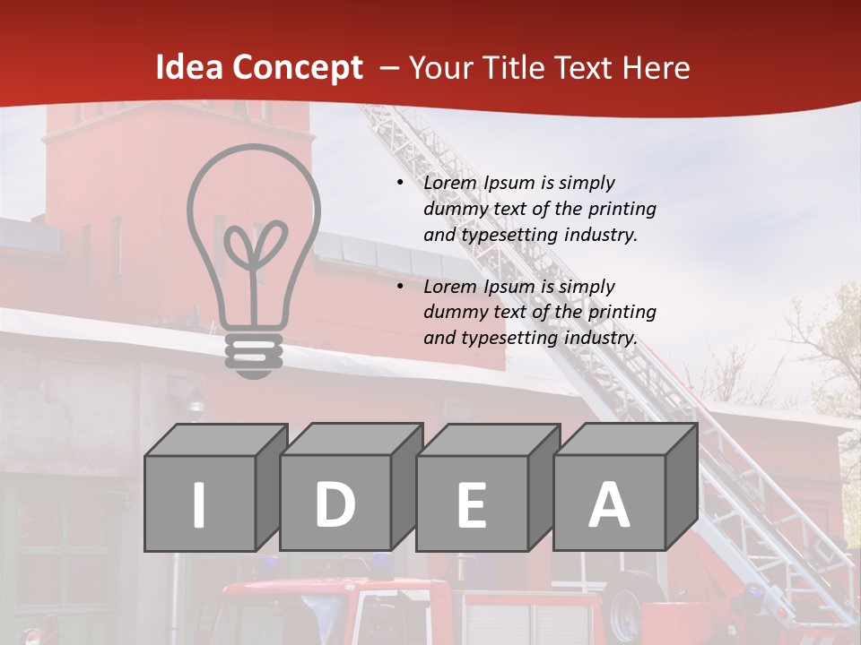 Help Danger Department PowerPoint Template