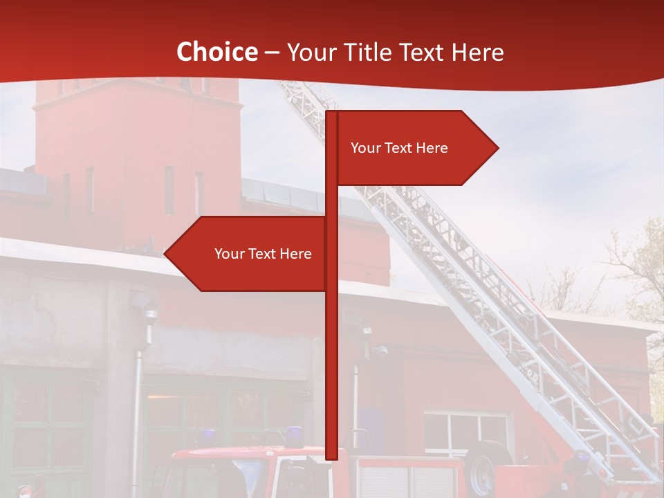Help Danger Department PowerPoint Template