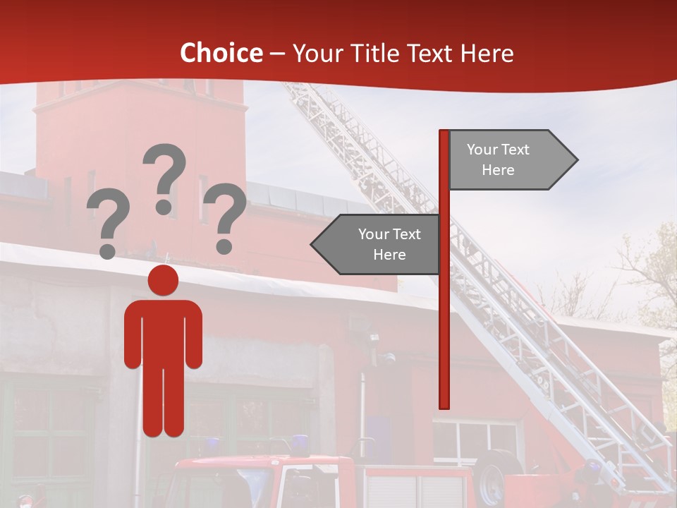 Help Danger Department PowerPoint Template