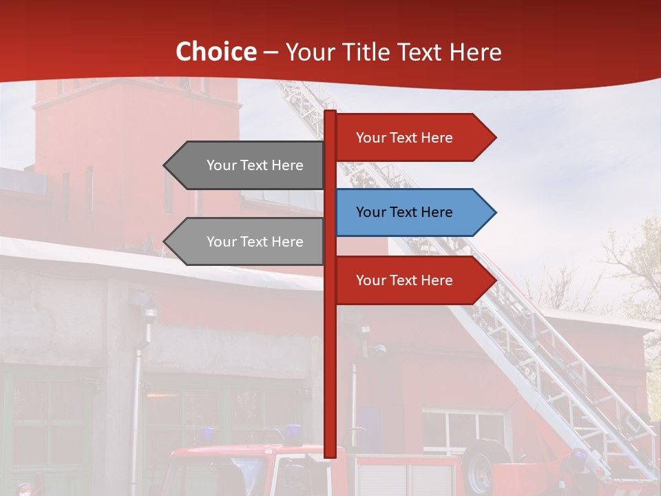 Help Danger Department PowerPoint Template