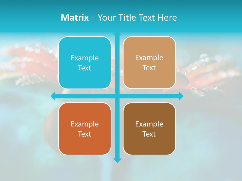 Petal Orange Water PowerPoint Template