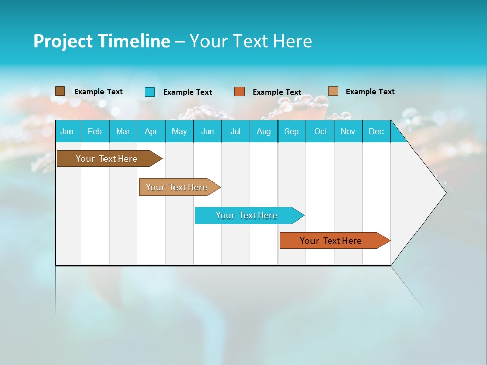 Petal Orange Water PowerPoint Template