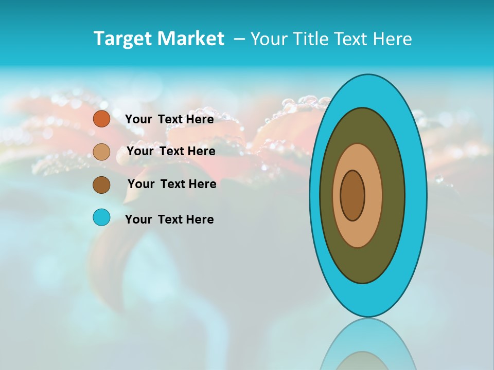 Petal Orange Water PowerPoint Template