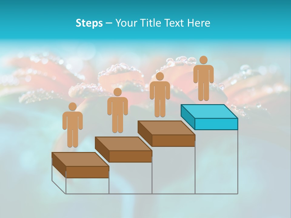 Petal Orange Water PowerPoint Template