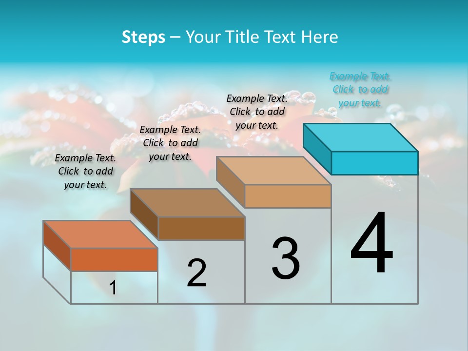 Petal Orange Water PowerPoint Template