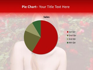 Beauty Red Lips Innocence PowerPoint Template