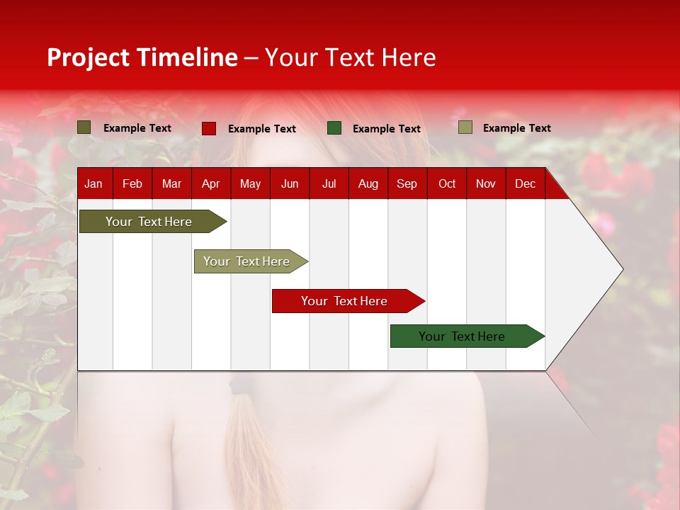 Beauty Red Lips Innocence PowerPoint Template