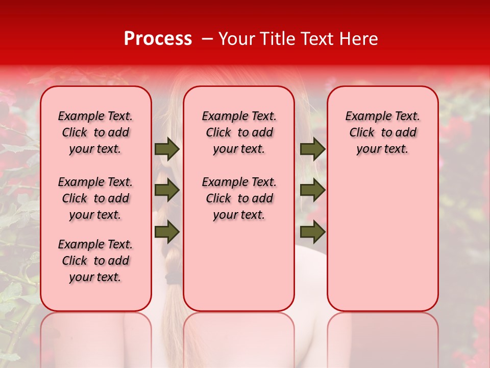 Beauty Red Lips Innocence PowerPoint Template