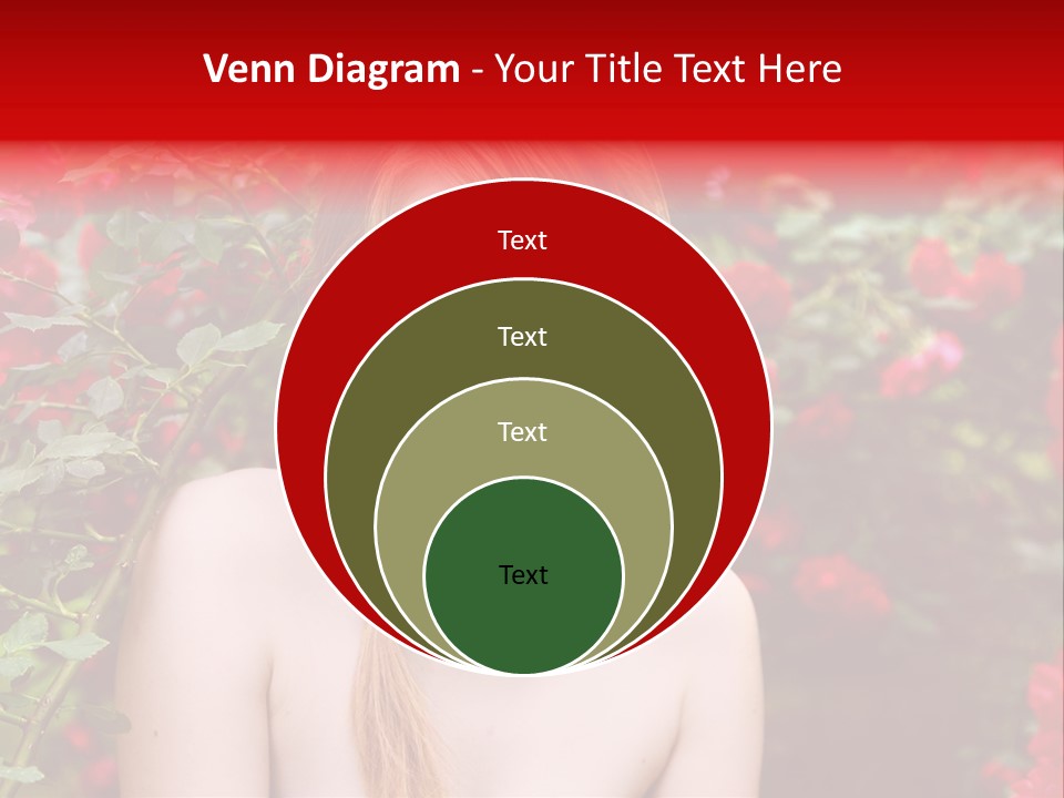 Beauty Red Lips Innocence PowerPoint Template