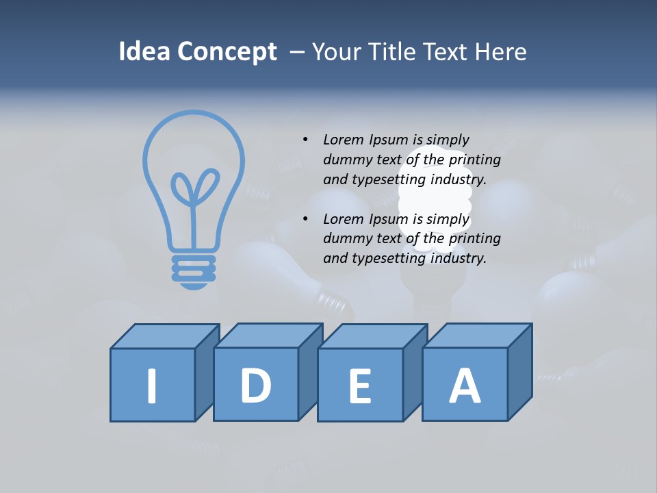 Intelligence Concept Night PowerPoint Template