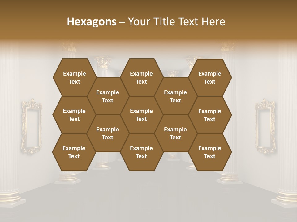 Gold Classical Photograph PowerPoint Template