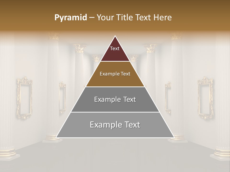 Gold Classical Photograph PowerPoint Template