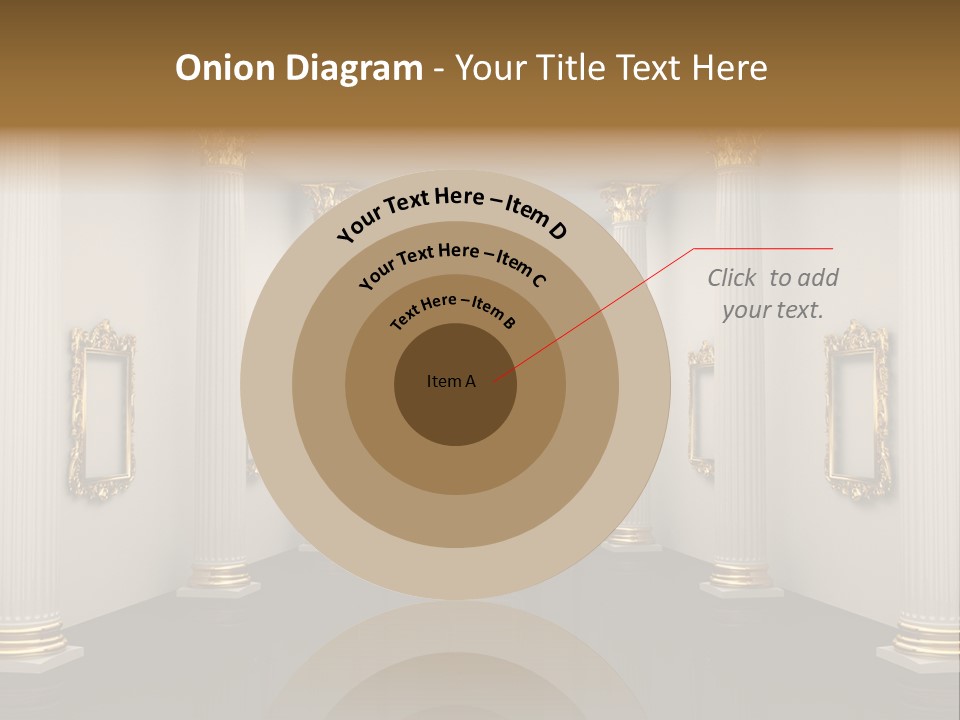 Gold Classical Photograph PowerPoint Template