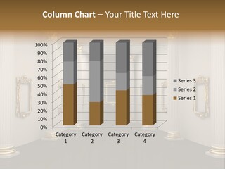 Gold Classical Photograph PowerPoint Template