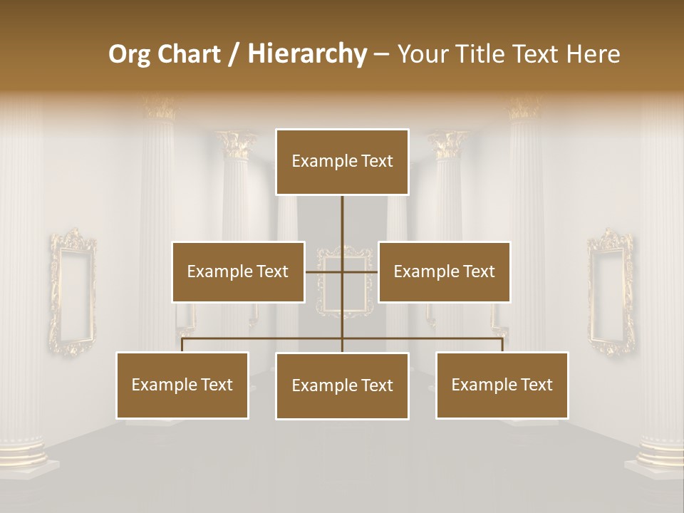 Gold Classical Photograph PowerPoint Template