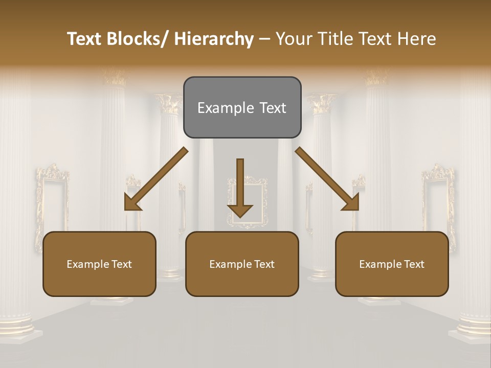 Gold Classical Photograph PowerPoint Template