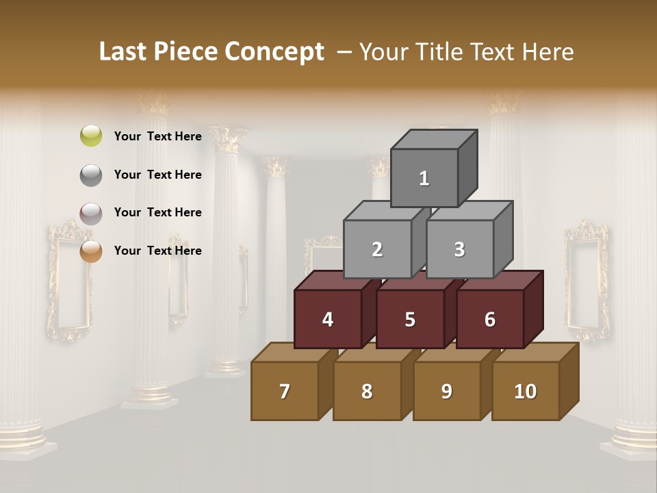 Gold Classical Photograph PowerPoint Template