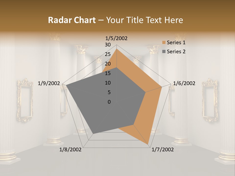 Gold Classical Photograph PowerPoint Template