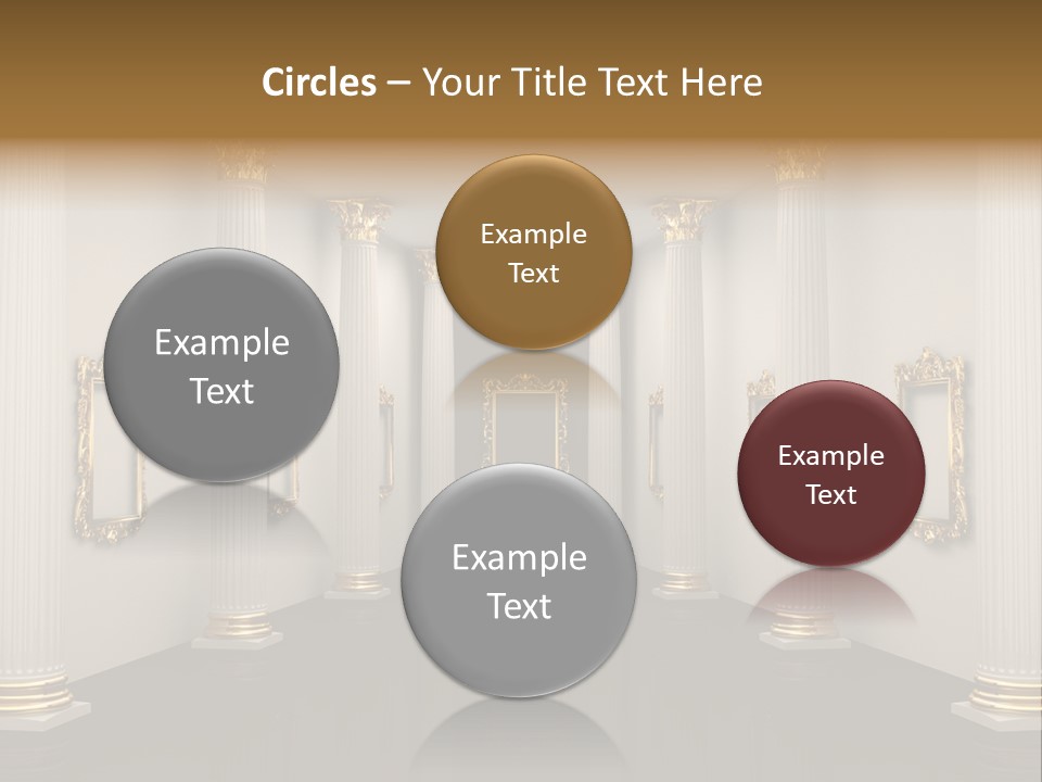 Gold Classical Photograph PowerPoint Template