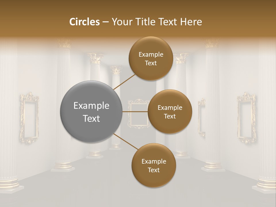 Gold Classical Photograph PowerPoint Template