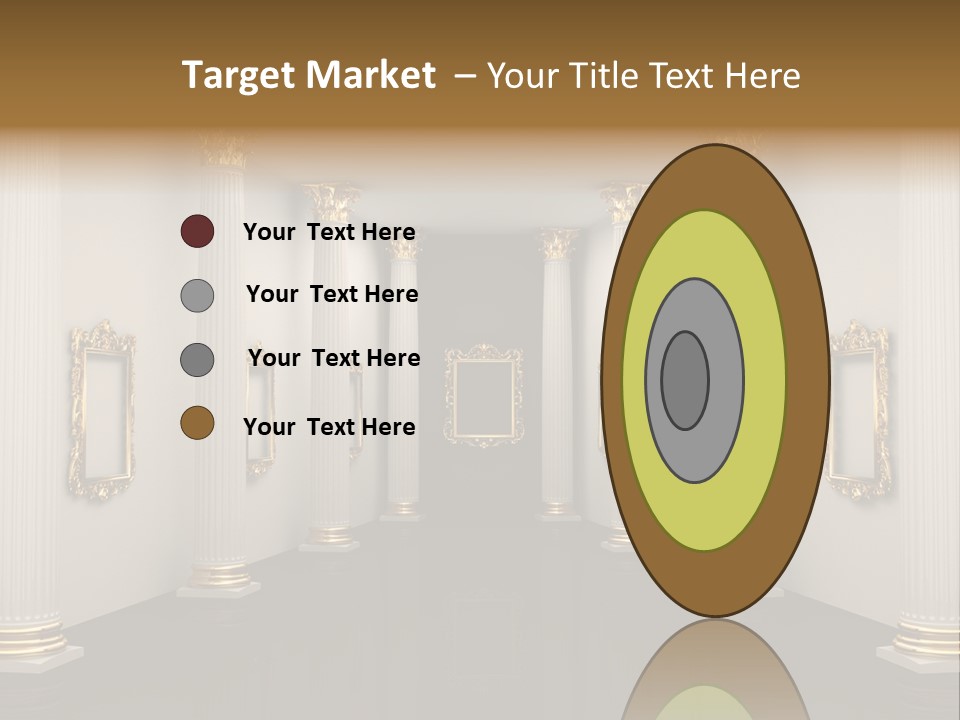 Gold Classical Photograph PowerPoint Template