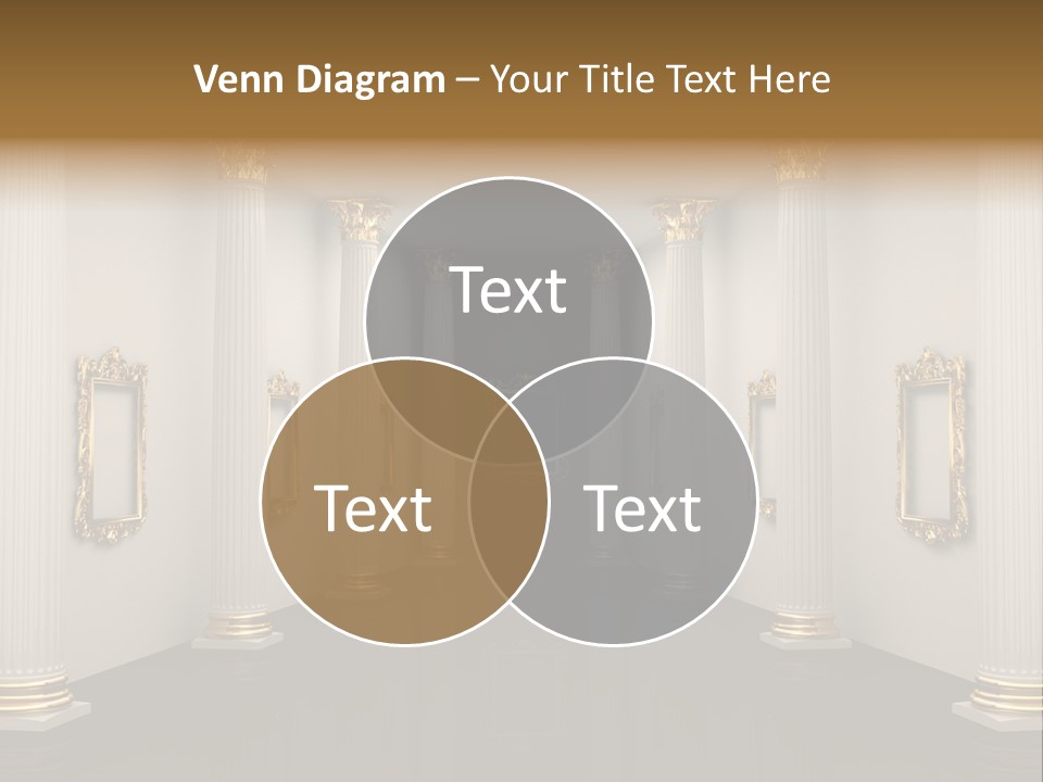 Gold Classical Photograph PowerPoint Template