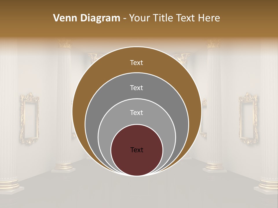Gold Classical Photograph PowerPoint Template