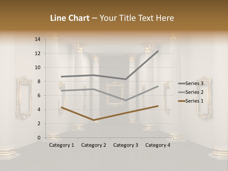 Gold Classical Photograph PowerPoint Template