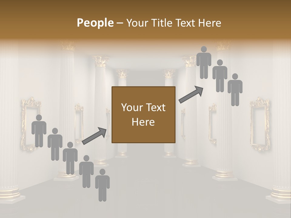 Gold Classical Photograph PowerPoint Template