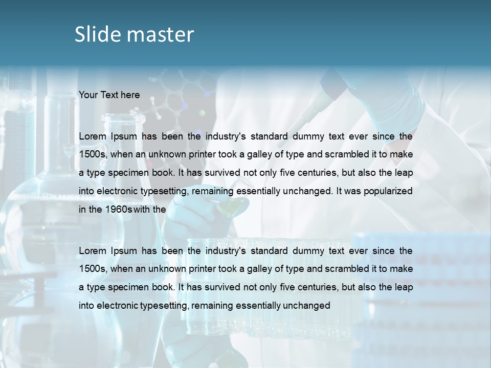 Pharmacology Analysis Occupation PowerPoint Template