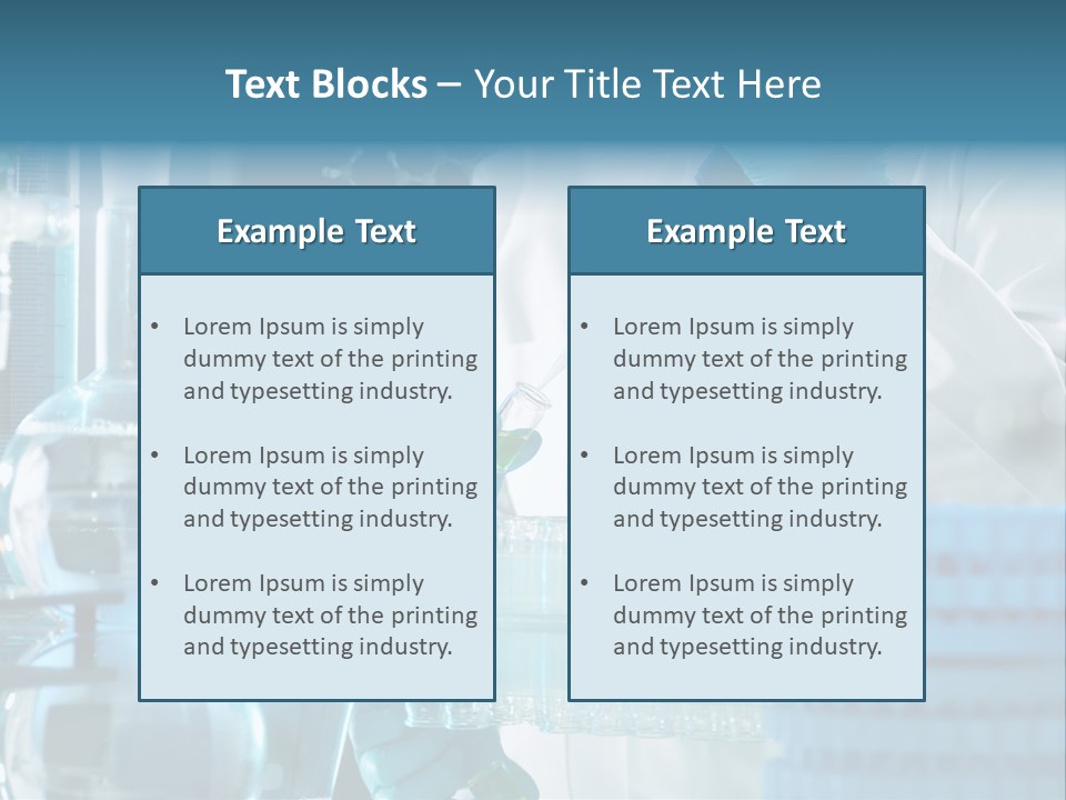 Pharmacology Analysis Occupation PowerPoint Template