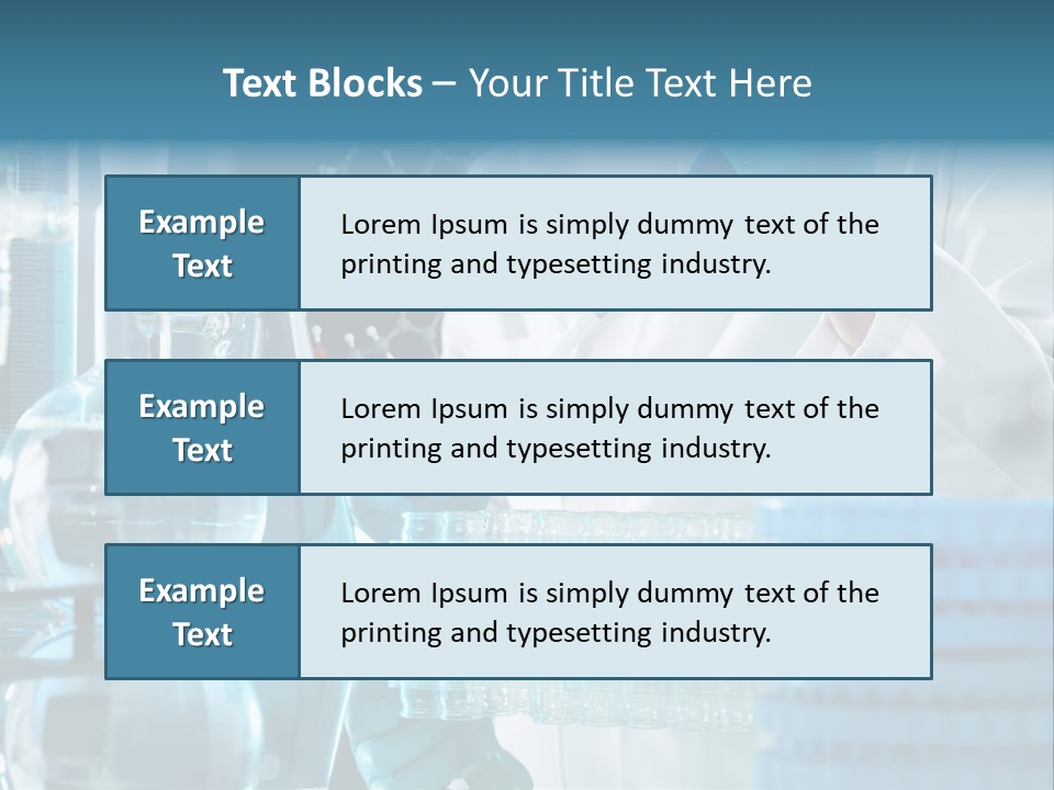 Pharmacology Analysis Occupation PowerPoint Template
