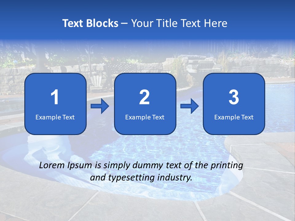 Cascade Residential Recreation PowerPoint Template