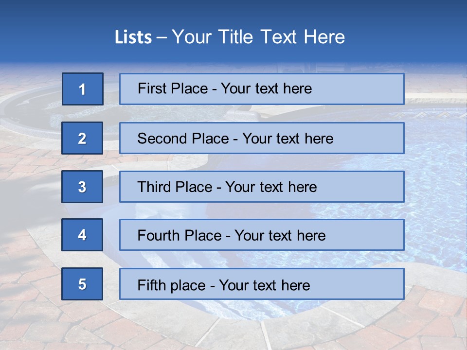 Detail Renovation Inground PowerPoint Template