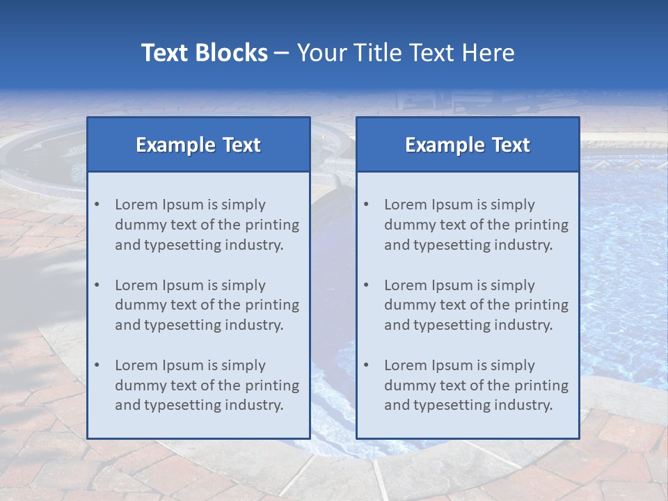 Detail Renovation Inground PowerPoint Template