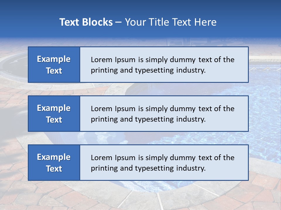 Detail Renovation Inground PowerPoint Template