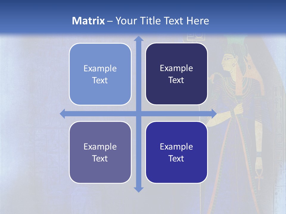 Blue Wallpaper Vintage PowerPoint Template