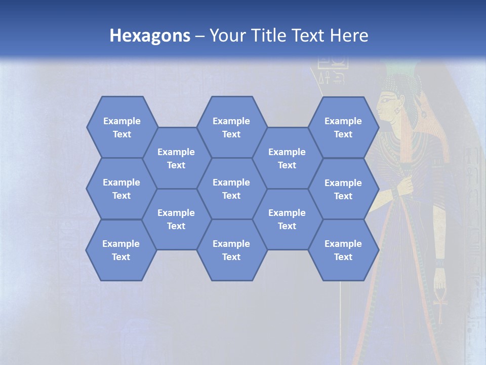 Blue Wallpaper Vintage PowerPoint Template