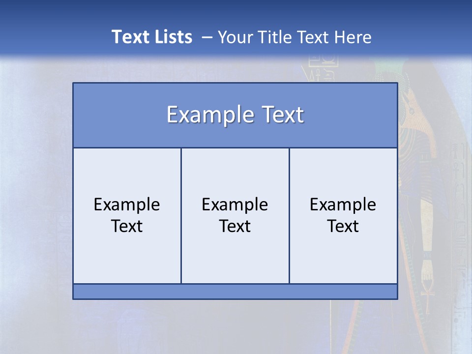 Blue Wallpaper Vintage PowerPoint Template