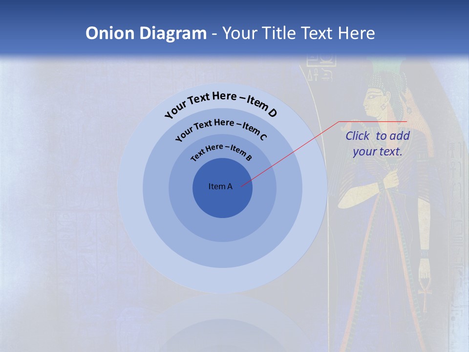 Blue Wallpaper Vintage PowerPoint Template