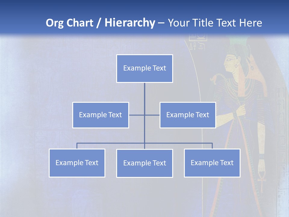 Blue Wallpaper Vintage PowerPoint Template