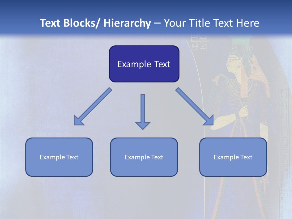 Blue Wallpaper Vintage PowerPoint Template